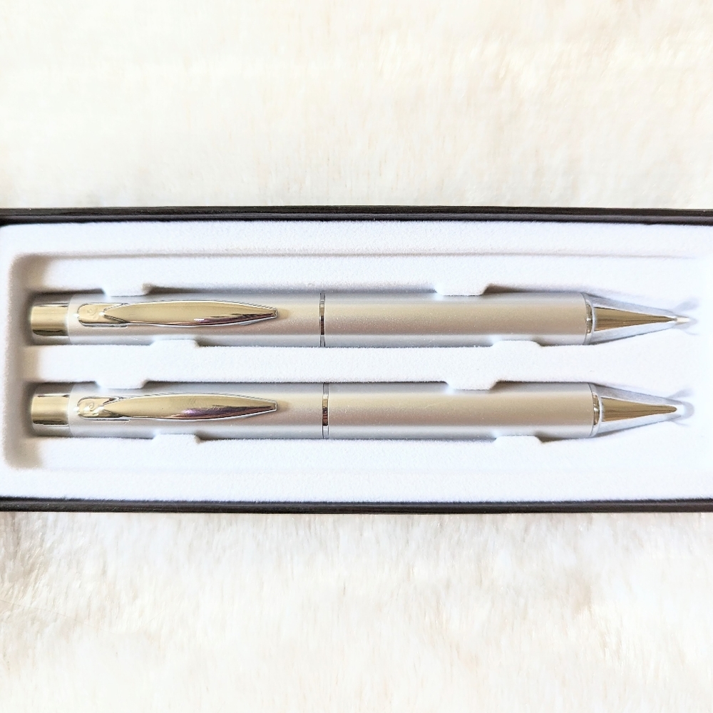 Pierre Cardin Silver Pen Pencil Set